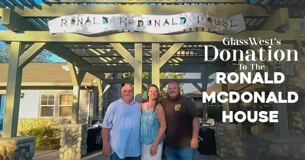 Glass West Donates to Ronald McDonald House