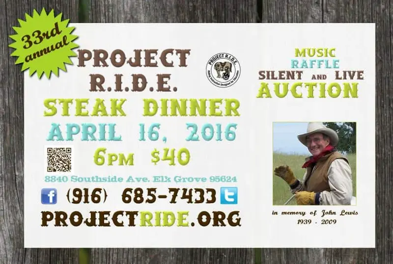Mmmm, Steak Dinner for a Good Cause: Project R.I.D.E