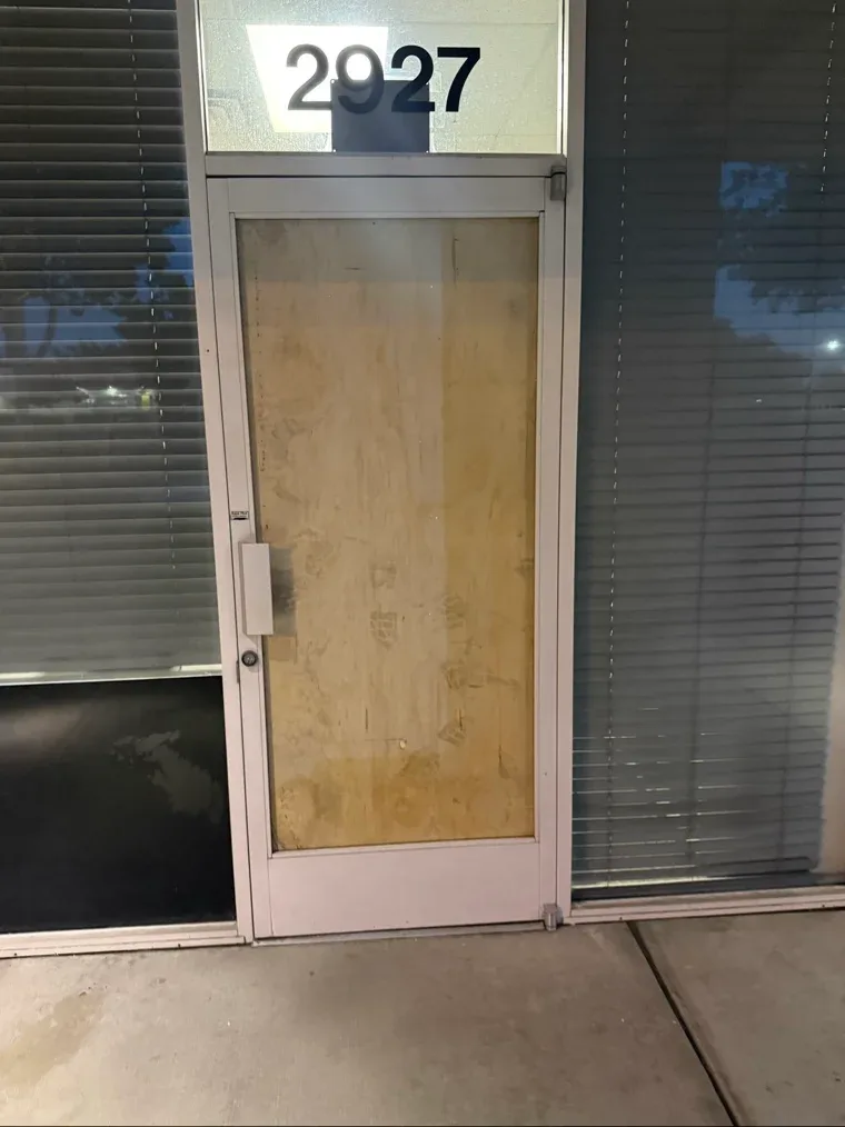 Emergency Board-Up Protection for an Antelope Business