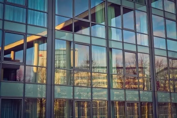 commercial office building windows