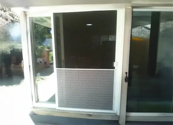 Sliding door screen repair and replacement