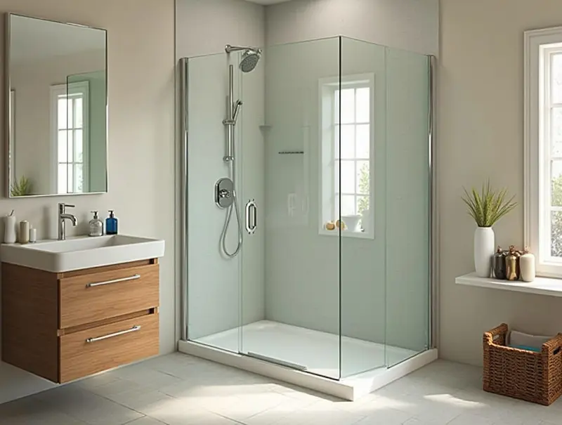 Professional shower door installation
