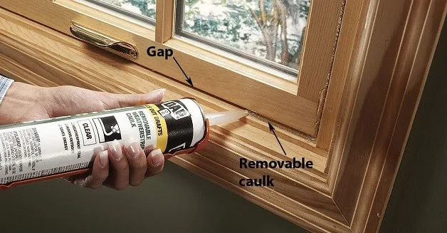 how to clean wood window frames