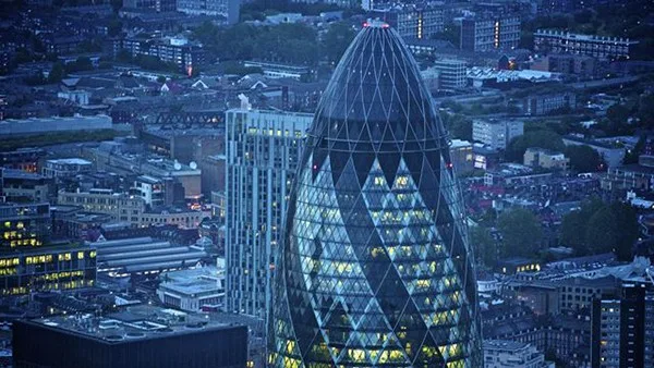 famous buildings made of glass