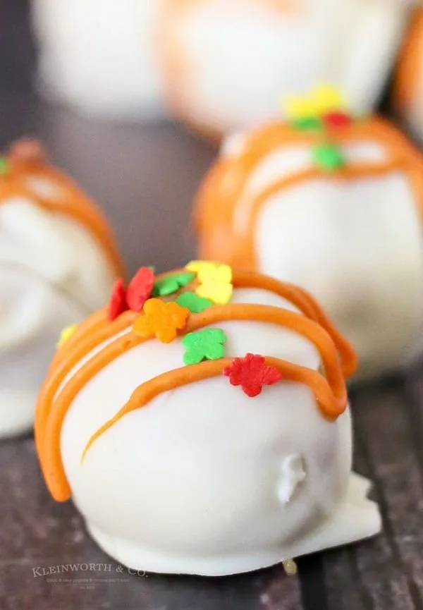 pumpkin spice truffles