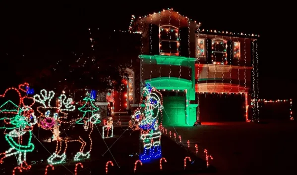 where to see christmas lights in folsom