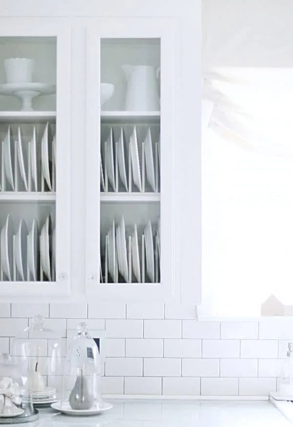 glass kitchen cabinet display ideas
