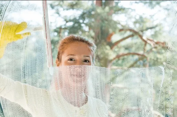 cleaning windows
